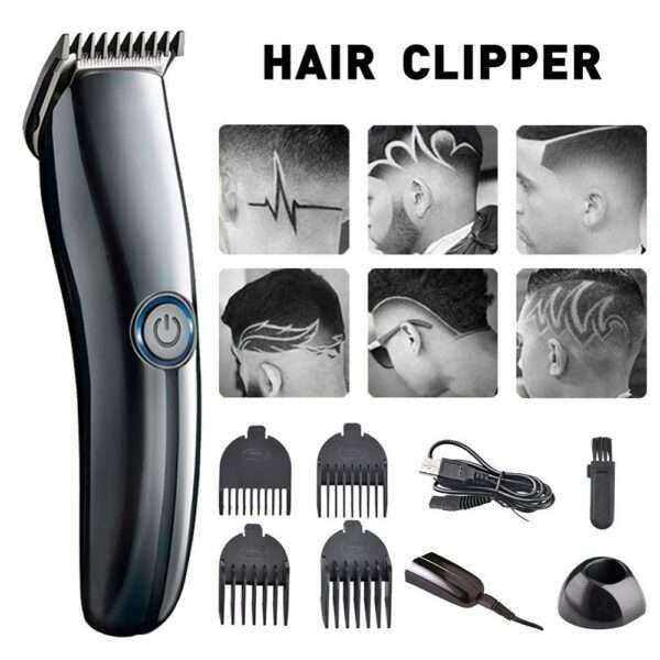 Cordless Rechargeable Mens Electric Hair Trimmer