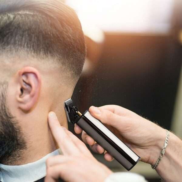 Cordless Mini Electric Hair Trimmer with LCD Display