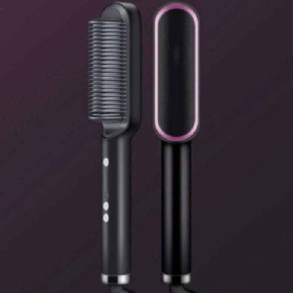 34W Electric Hair Straightener Comb Brush