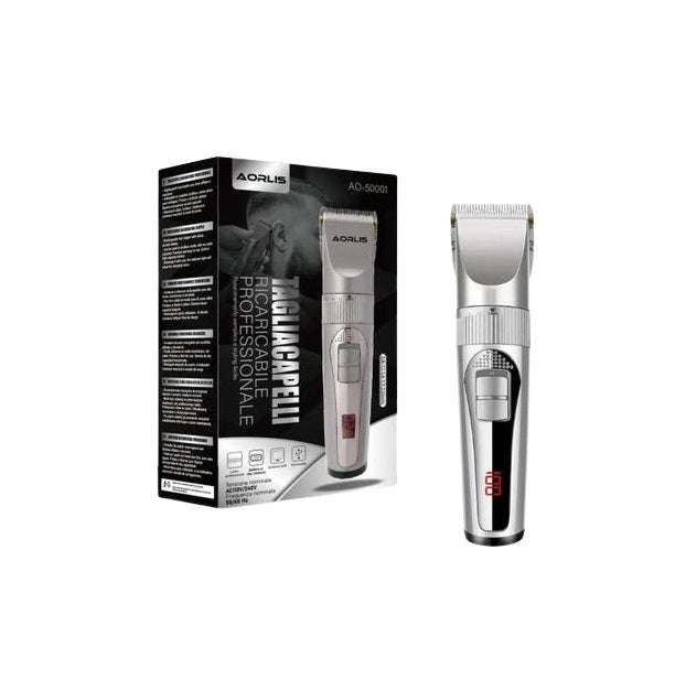 Rechargeable Hair Trimmer With Level Adjustments
