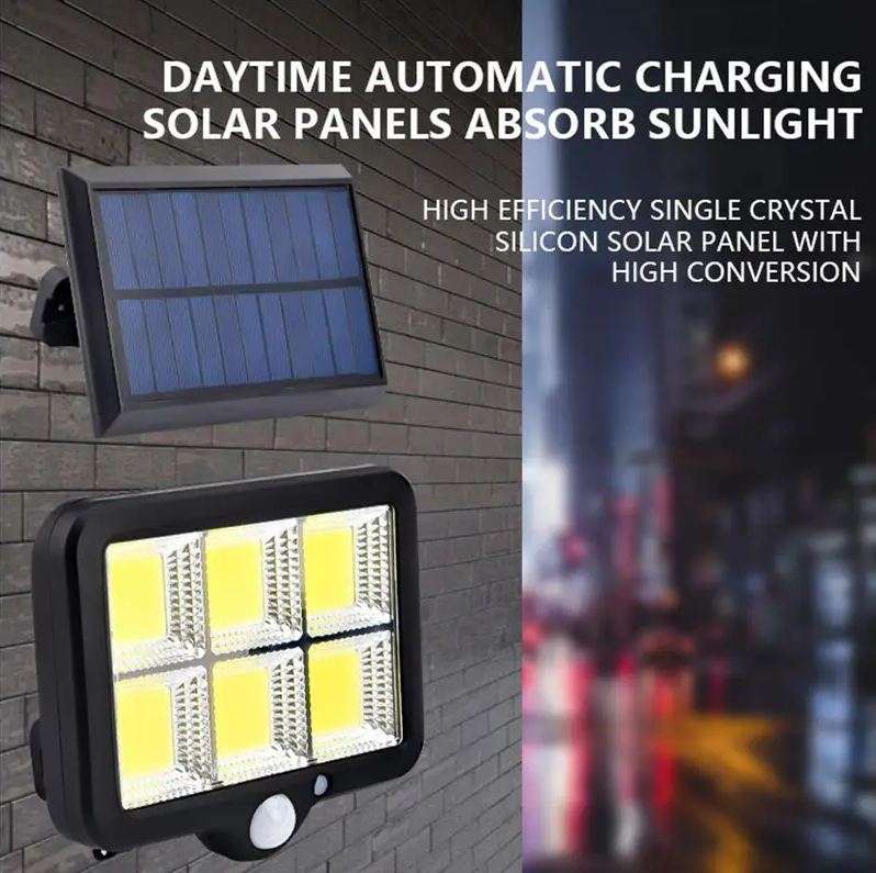 Solar Powered COB Light with Remote