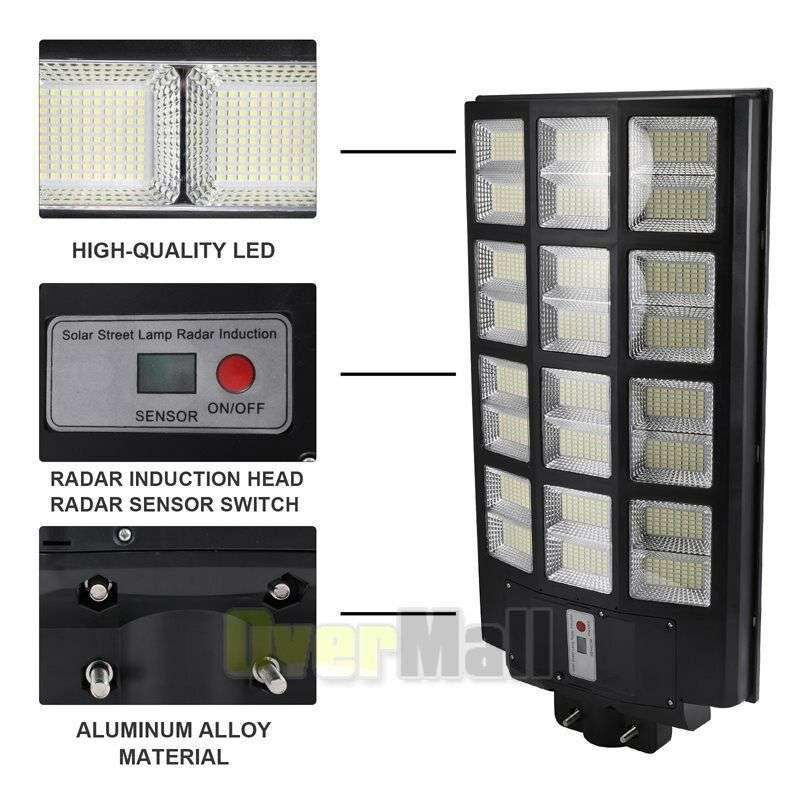 400W Solar Powered Waterproof Street Light