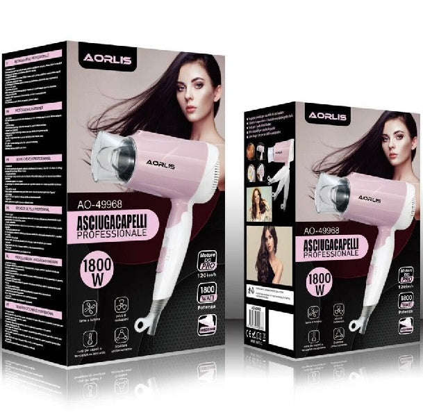 1800W Mini Foldable Hair Dryer