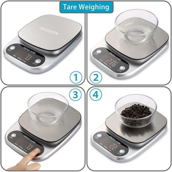 5kg/1g Digital Kitchen Food Scale With High Precision Capacity