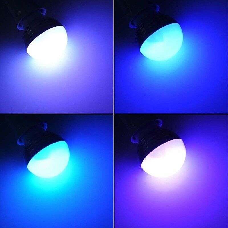 5W RGB LED E27 Bulb With Remote Control