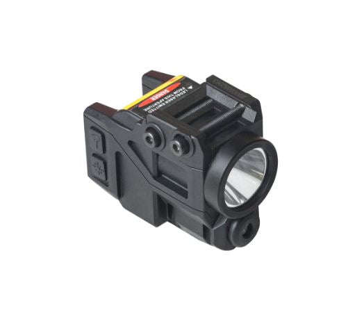 Tactical High Lumen 500lm LED Flashlight And Laser Sight Combo
