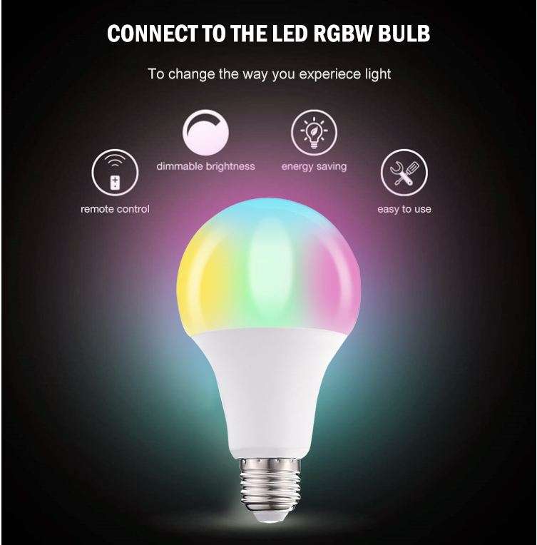 10W LED Bulb With Remote Control