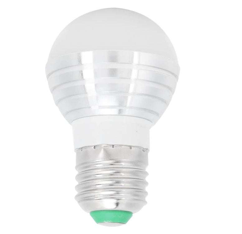 5W RGB LED E27 Bulb With Remote Control