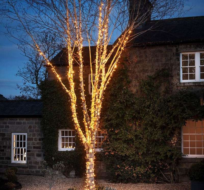 10M Solar Powered 100 LED Fairy Light Warm White