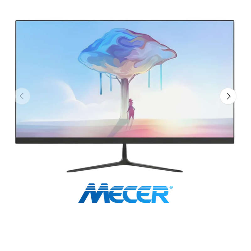 A2457R+ MECER 23.8'' FULL HD 1920X1080 LED MONITOR - BLACK VGA +HDMI