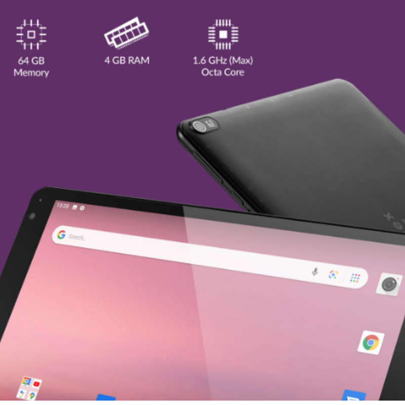 Connex Serenity 10 inch 4GB(RAM) 64GB 4GLTE Cover and Screen Protector (Android 11)