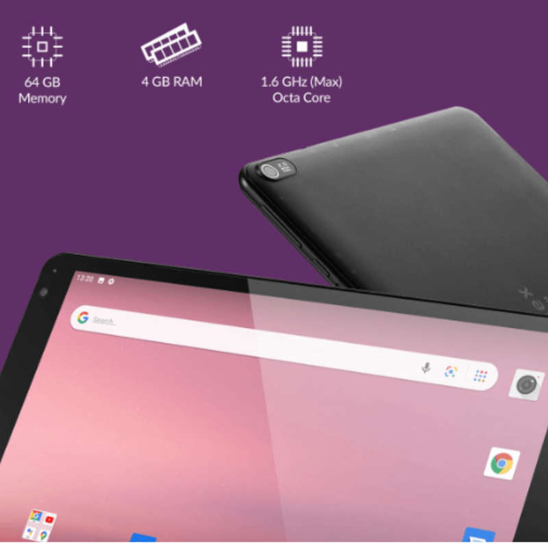 Connex Serenity 10 inch 4GB(RAM) 64GB 4GLTE Cover and Screen Protector (Android 11)