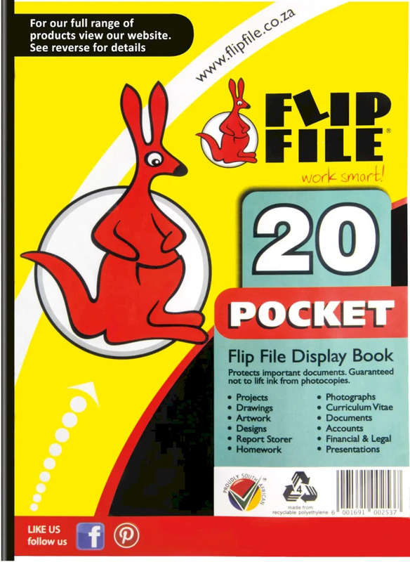 FLIPF2/420 Flip File - A4 (20 Pocket)