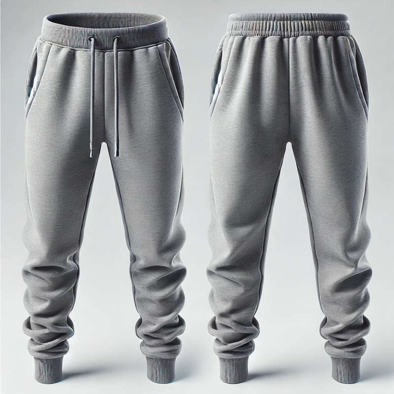 Unisex Gray Sweatpants