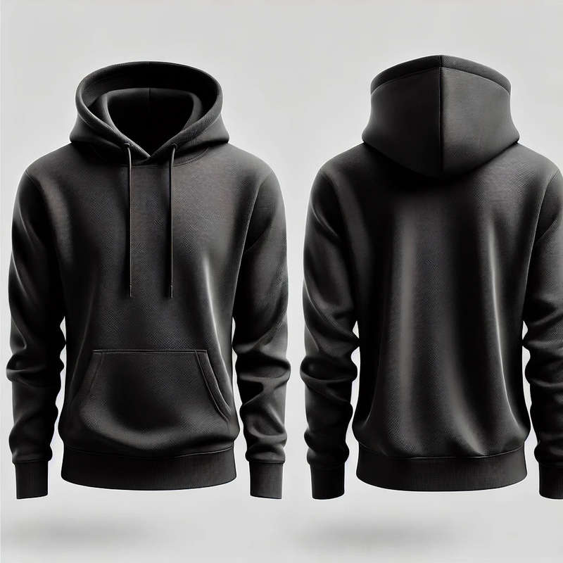 Unisex Black Hoodie