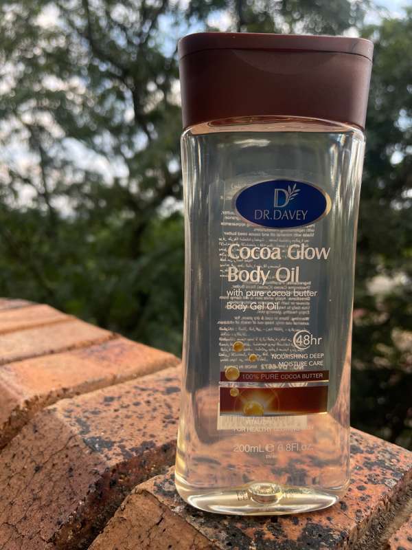 COCOA Glow Body Oil with Pure Cocoa Butter | Dr. Davey