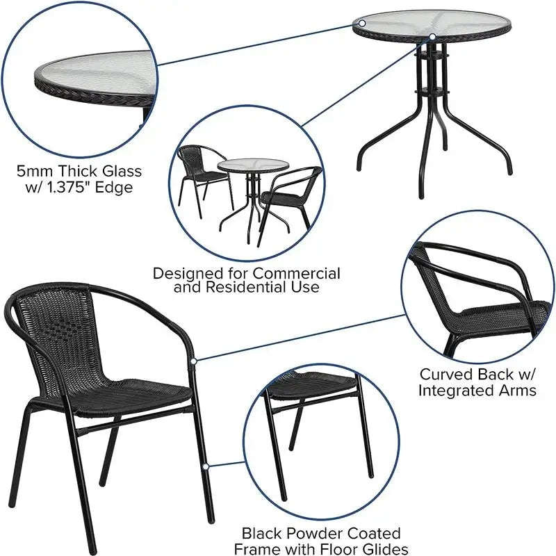 Patio 2 Seater Garden Set