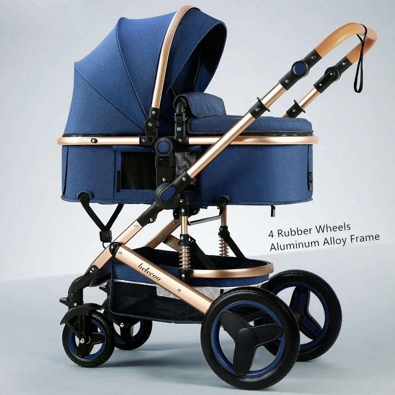Belecoo 2 in 1 Baby Pram Stroller Q3