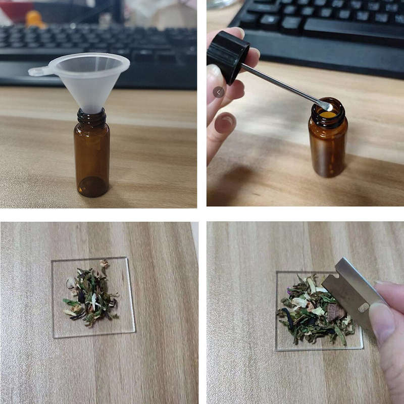 Snorting Party Set For Snuff Powders Coca Snuff Sniffing Snorting Tube Set With Glass Pill Bottle...