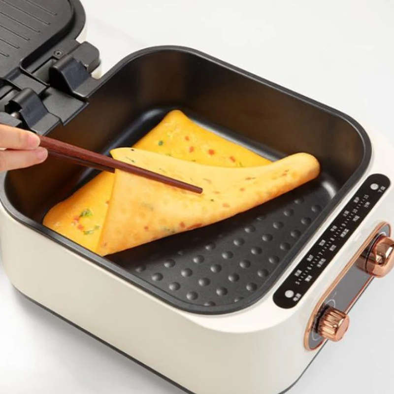 3 In 1 Hot Pot Grill Non Stick & Stylish White