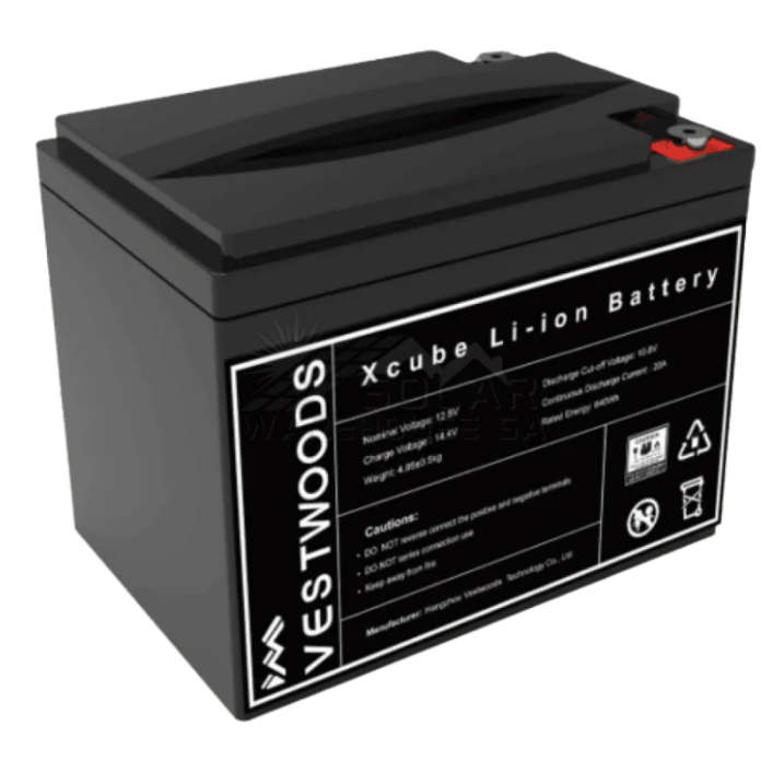 VESTWOODS XCUBE 50AH 12.8V 12V LITHIUM-ION (LIFEPO4) BATTERY-3 YEARS WARRANTY