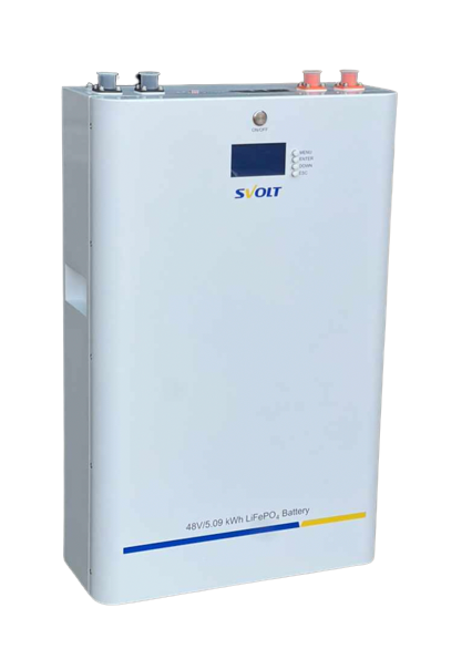 SVOLT 48v 106ah 5.09kwh a-grade wall mount lithium battery