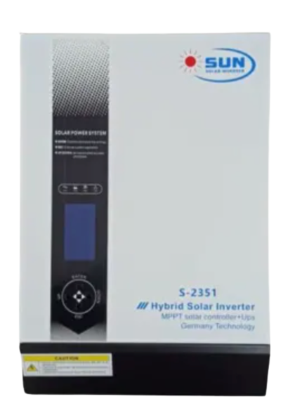 Hybrid inverter 5kva 5000w mppt 24v- Sun solar S-2350 German tech