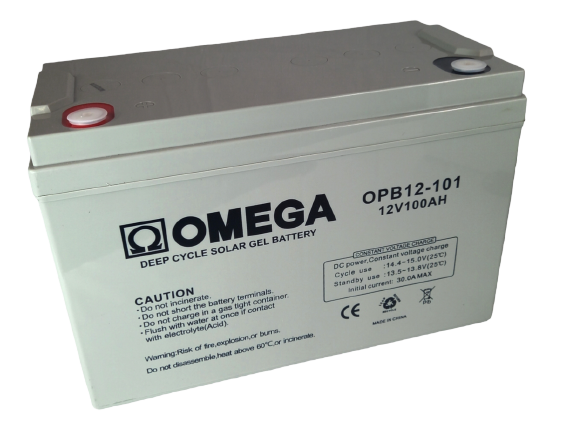 12V 100AH OMEGA DEEP CYCLE GEL BATTERY