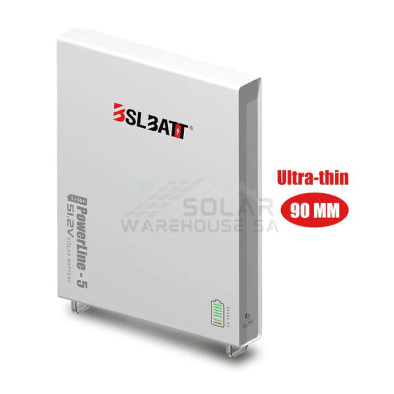 BSL POWERLINE 5 LITHIUM BATTERY - 51.2V / 100AH / 5.1KWH / LIFEPO4 / 8000 CYCLES - 15 YR WARRANTY