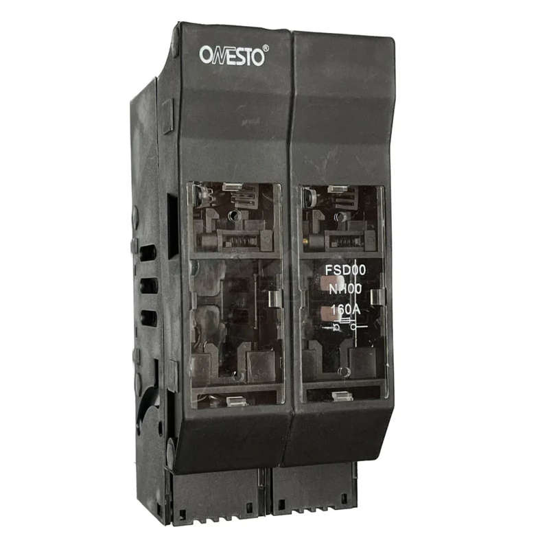 Onesto Knife Battery Fuse Holder 160A 2P NH00 MCE (Battery Disconnect Fuse Box)