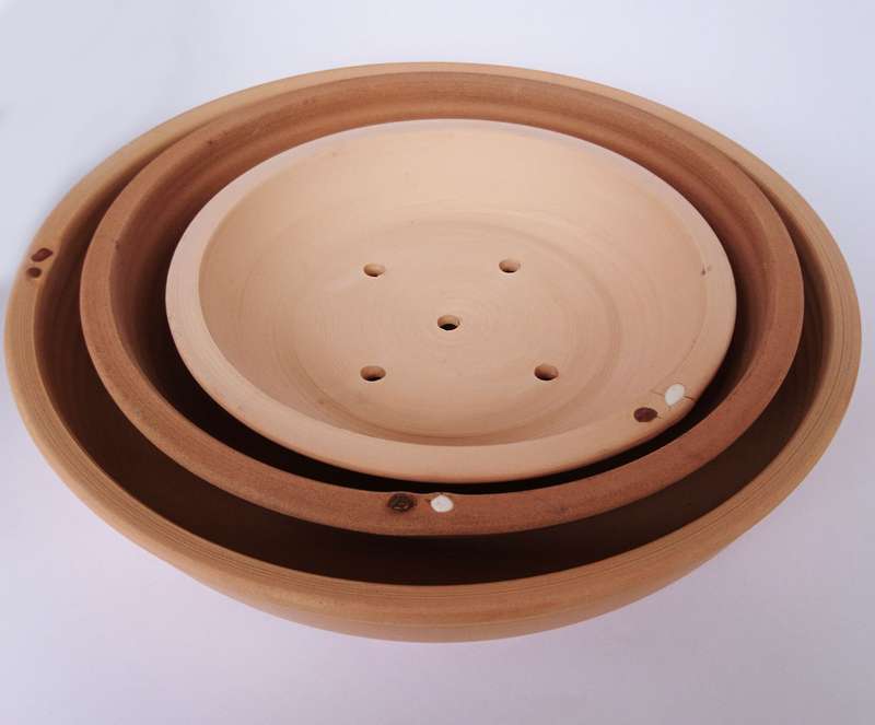Bonsai Pots - Brown Clay - Large