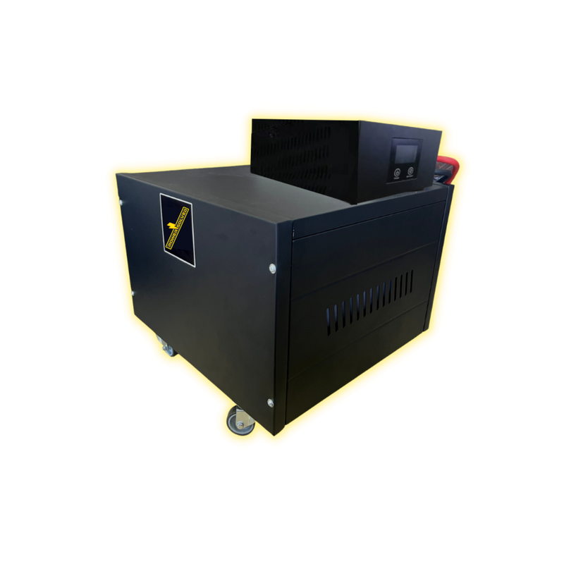 Power Solved Pre-Built Back-up Trolley Inverter UPS Kit - 1KW