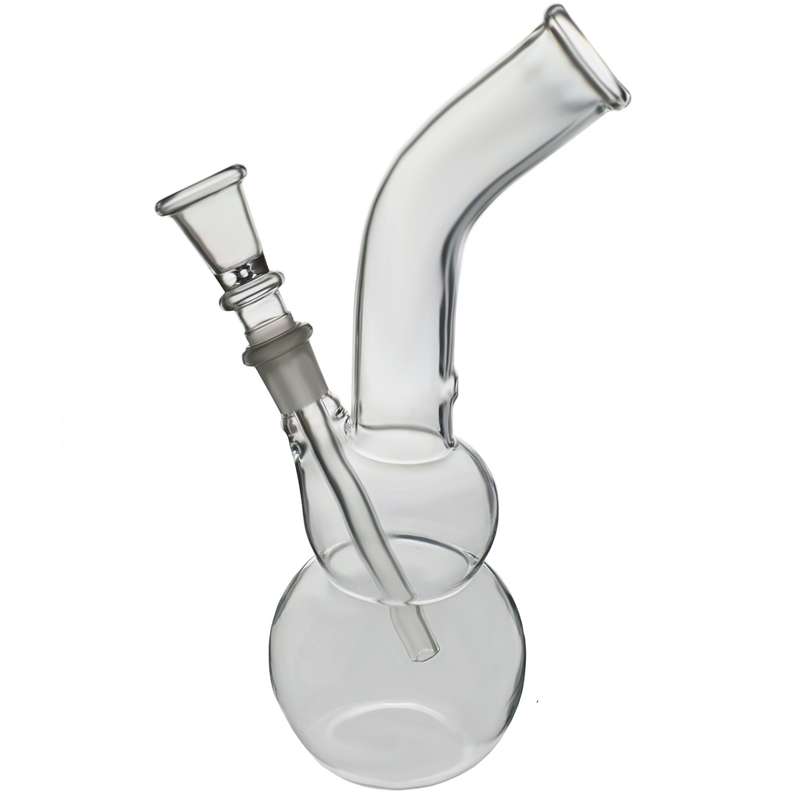 BG020: CLEAR GLASS BONG