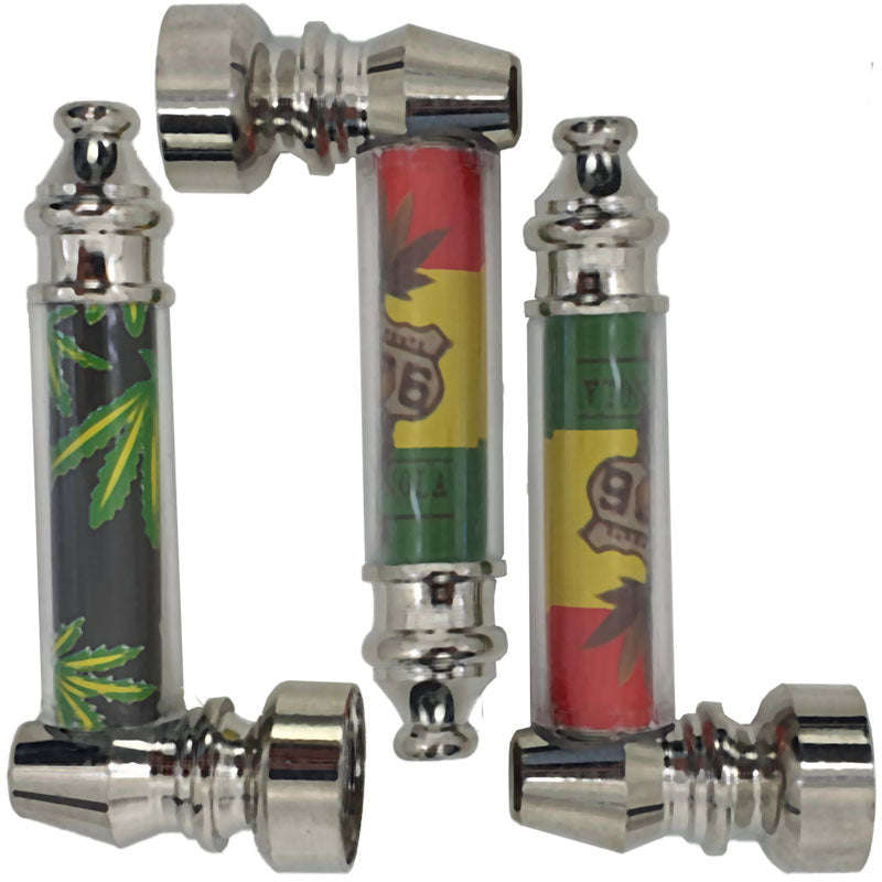 Metal pipe - 7.4cm / mix / metal