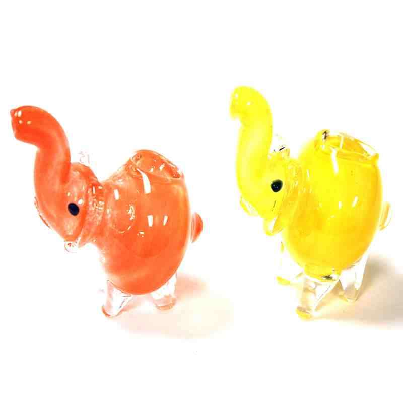 SP007: INSIDE COLOUR SPOON PIPE - 9 cm / Glass / Black