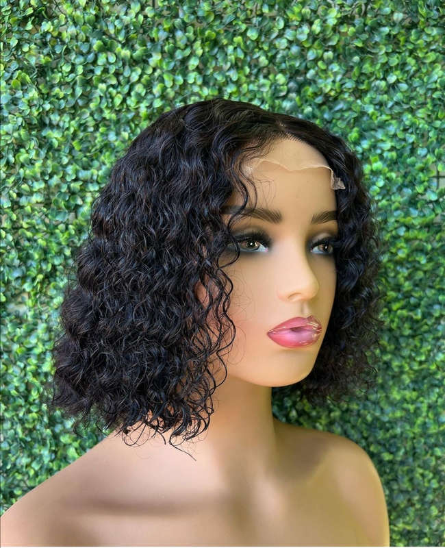 Waterwave Bob wig. 1 part closure - 8 inch