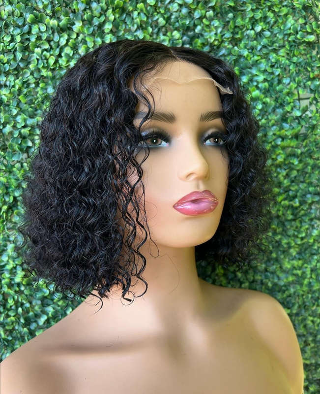 Waterwave Bob wig. 1 part closure - 8 inch