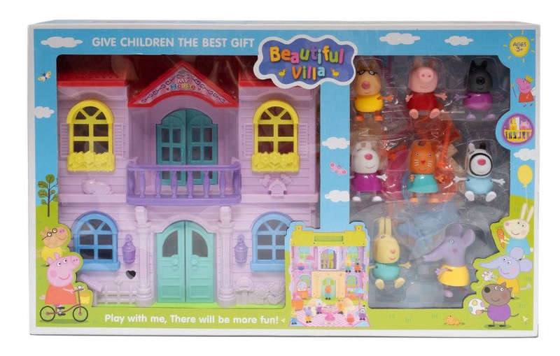 Peppa Pig Friends Playset - Large Villa