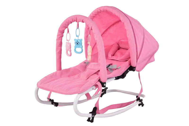 Foldable Baby Rocker Multifunctional Toddler Baby Bouncer Rocking Chair