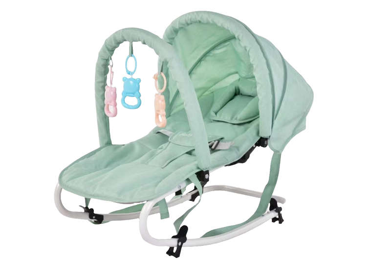 Foldable Baby Rocker Multifunctional Toddler Baby Bouncer Rocking Chair