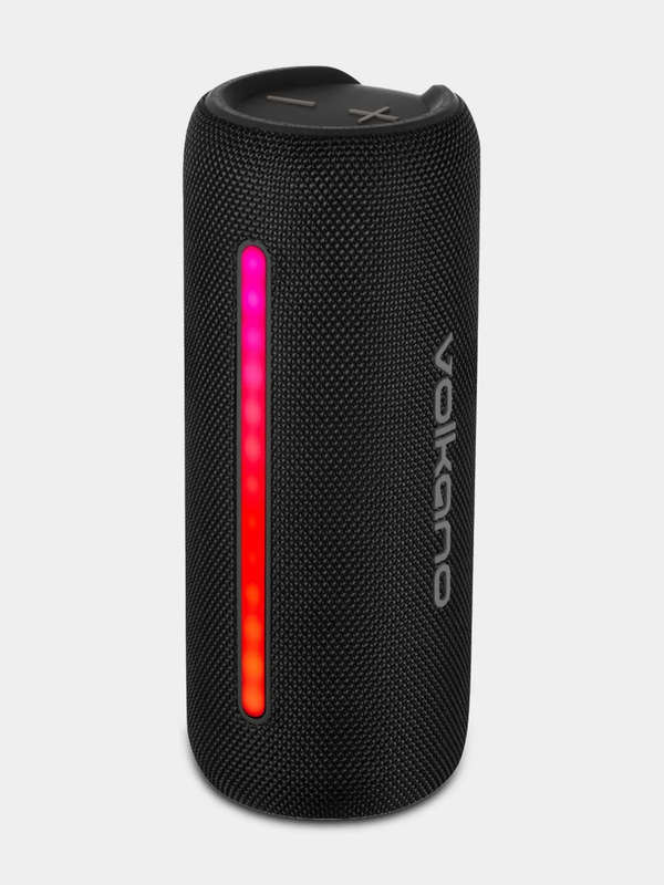 Volkano Rave Series Portable Bluetooth Speaker  - Black with Grey Buttons
