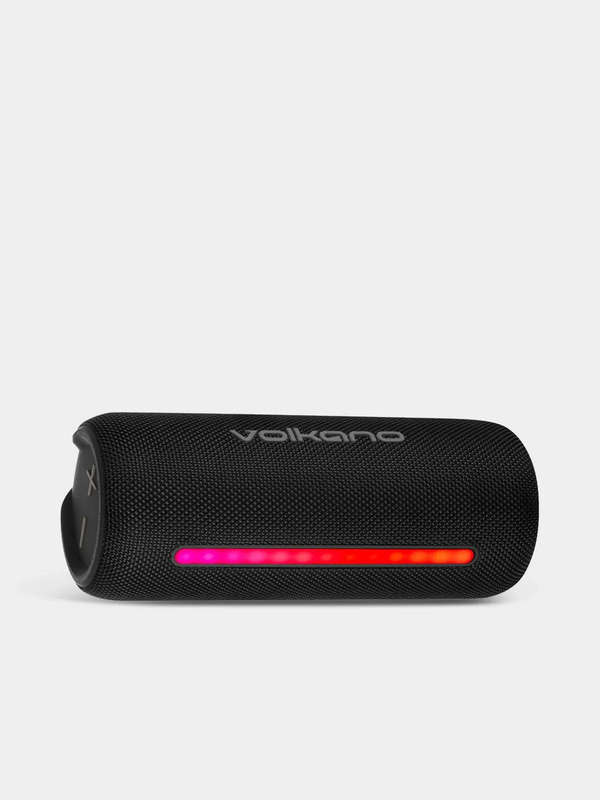 Volkano Rave Series Portable Bluetooth Speaker  - Black with Grey Buttons