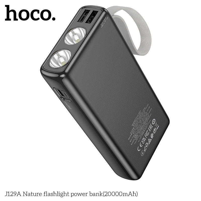 HOCO J129A FLASHLIGHT POWER BANK (20000mAh)