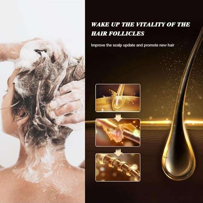 Karseell Hair Repair Set with Shampoo, Conditioner, and Maca Collagen Mask Plus Argan Oil for Dry...