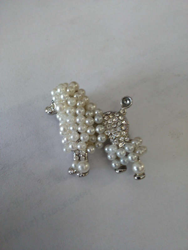 POODLE BROOCH - poodle brooch BRCH0004