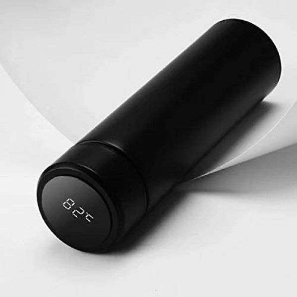ZS - 500ml Vacuum Flask with LED Temperature Display - Gold
