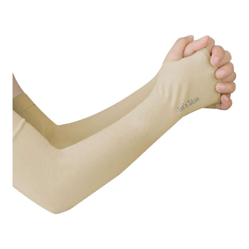 ZS - Best Lets Slim Outdoor Unisex Arm Sleeves Sport Cooling UV Sun Protection - White