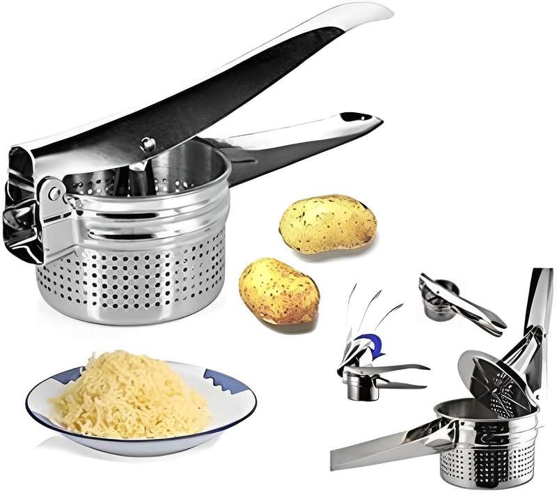 ZS - Premium Stainless Steel Potato Masher