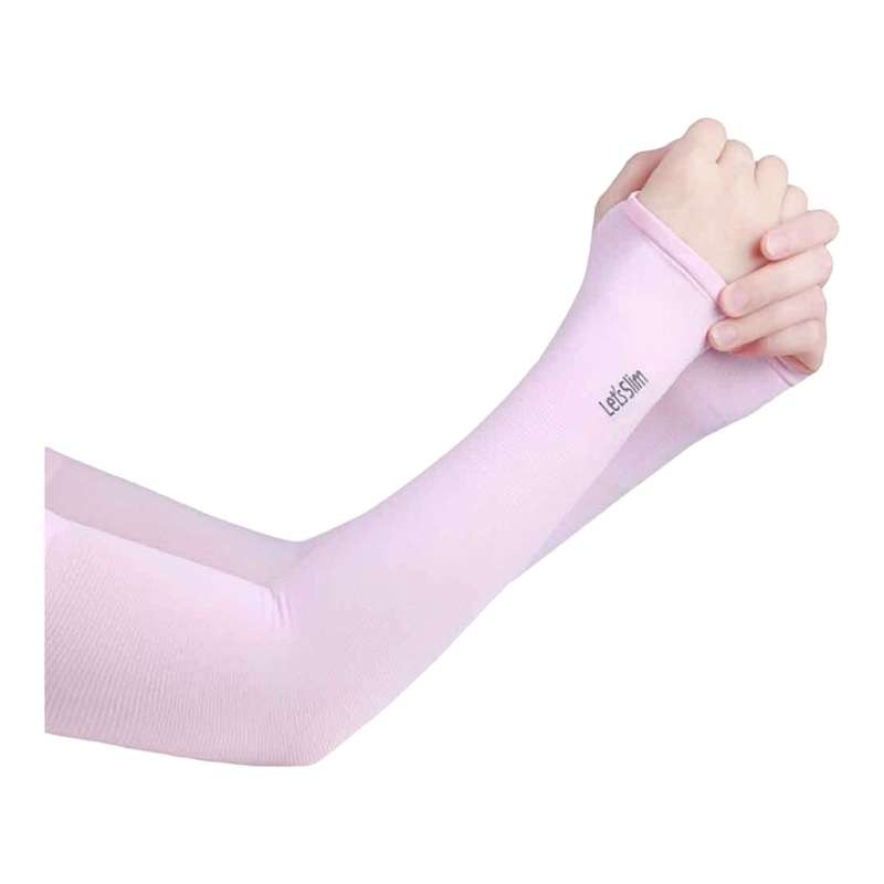 ZS - Best Lets Slim Outdoor Unisex Arm Sleeves Sport Cooling UV Sun Protection - White