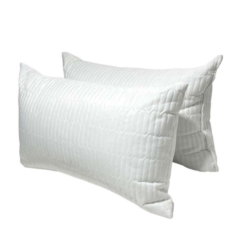 ZS - 2x Bamboo Quilted Standard Pillows